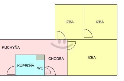 3-izbový byt na predaj, Komenského, Komárno