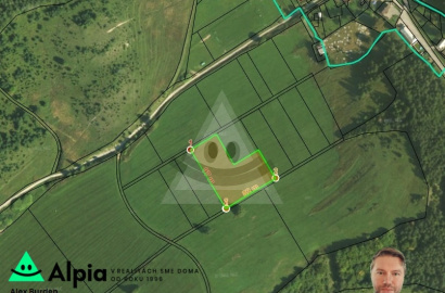 Pozemok na predaj, Brieštie, v prírode Turčianskej kotliny