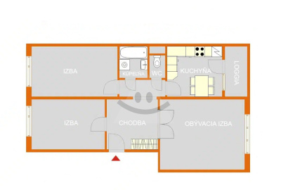 3 izbový byt, /73m2/, Čadca - Kyčerka