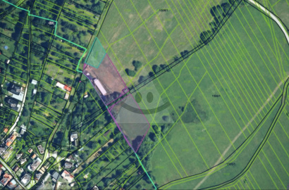 Na predaj stavebný pozemok 5901m2– Tužina, okres Prievidza