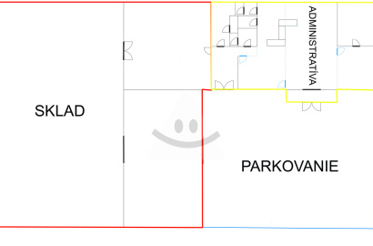 Administratívno-skladový objekt,/849 m2/, Žilina