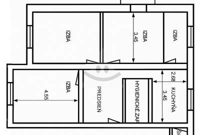 4 izbový byt s balkónom, /81m2/, Žilina - Vlčince III