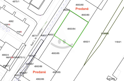 Pozemok pre polyfunkciu a bývanie v Prievidzi, 811,75 m2