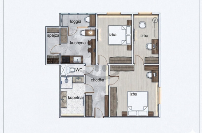 3 izbový byt v centre mesta Martin, na predaj