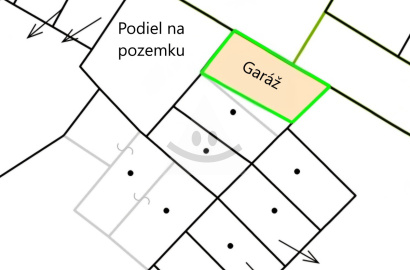 Murovaná garáž s pozemkom / 22 m2 / - Žilina ( CENTRUM )